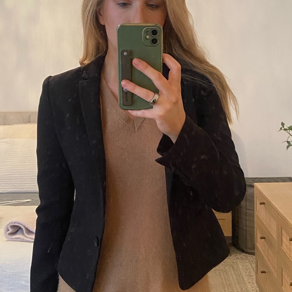 Fitted Black Blazer